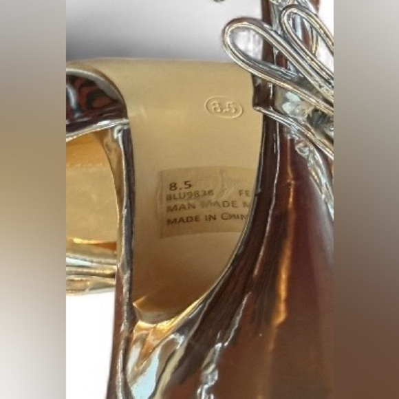 Lemonade Metallic Bow Strap Heels – Size 8.5 - Picture 13 of 14